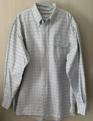 INDIVIDUALIZED SHIRTS 체크 무늬 긴팔 셔츠 L