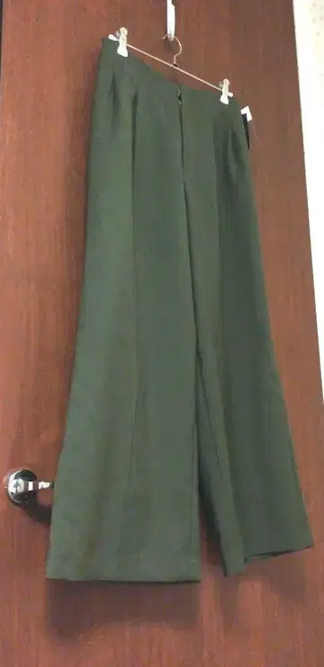 새상품 아가 Aga 팬츠 카키 9호 밴딩 야마다 일본제 택 포함