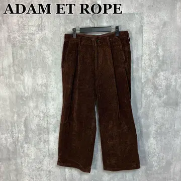 후쿠다 직물 x ADAM ET ROPE 선염 코울 와이드 팬츠 M