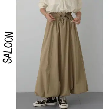 SALOON 드로스트 벌룬 스커트