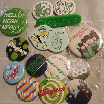 Negicco 캔뱃지 & 배지 세트 네기콧토