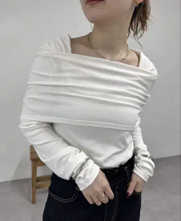 mystic 멀티 넥 티셔츠