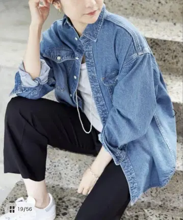 [ 새상품 ] SLOBE IENA LE DENIM BDU 셔츠