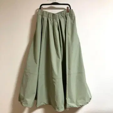 hunch 2WAY 롱 스커트 벌룬 플레어 허리밴딩 포켓