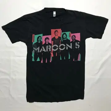 MAROON 5 2013 투어 T셔츠 M 마룬