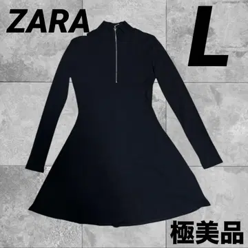 ZARA 블랙 긴팔 튜닉 A라인 자라 튜닉 원피스