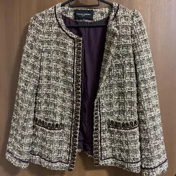 UNITED ARROWS 노카라 자켓 베이지 계열
