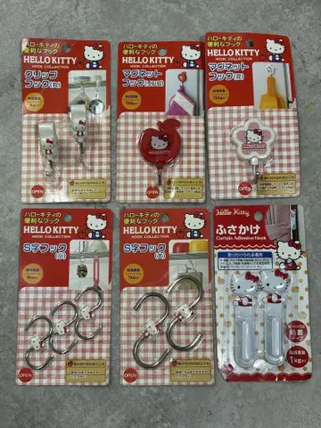 HELLO KITTY 후크 세트 클립 마그넷