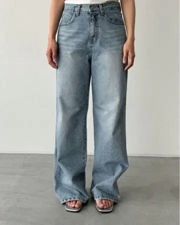 canal jean / El mar 스트레이트 데님