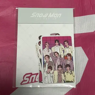 Snow Man 스티커 한국 팝업