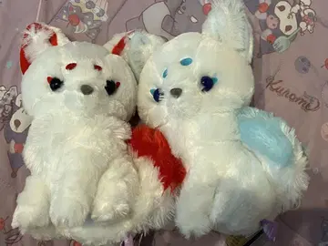 쵸콘과 구미호 봉제 인형