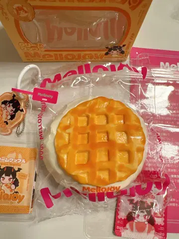 새상품 mellojoy 크림 와플 마루