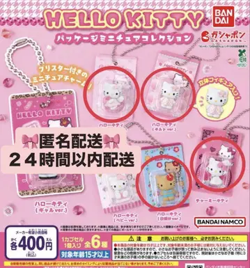 HELLO KITTY 패키지 미니어처 컬렉션 4종