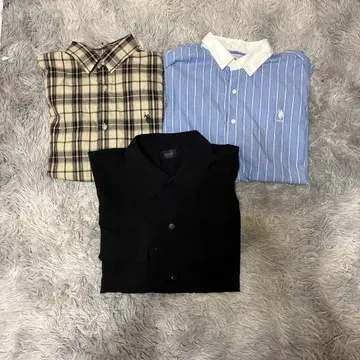 zozotown 남성용 반팔 셔츠 묶음 판매 polo 2장 LUCY 1장
