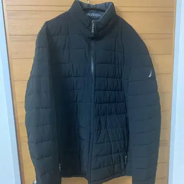 NAUTICA 블랙 다운 자켓 리버서블