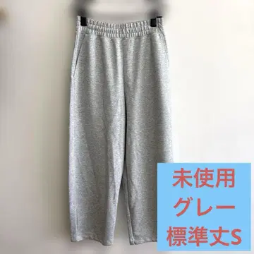 [ 미사용 ] 표준 사이즈 S UNIQLO:C 맨투맨 와이드 팬츠 그레이
