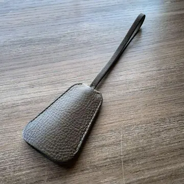 종 모양 가죽 키케이스 ( 올리브 )