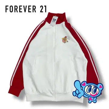 새상품 콜라보 Forever 21 ANGEL BLUE 트랙 자켓