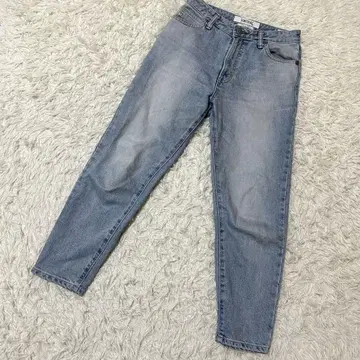 SOMETHING 새상품급 데님 팬츠 G빵 청바지 블루 테이퍼드