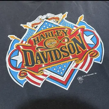 90s Harley Davidson 이글 usa 셔츠 하레이