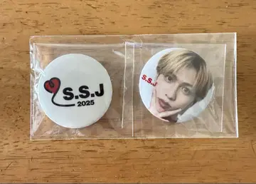 입장자 특전 S.S.J 2025 핀 배지 2개 세트 시손 준