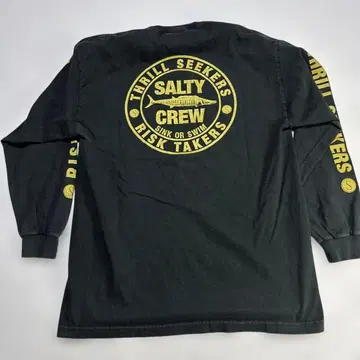 Salty Crew 롱 슬리브 셔츠 블랙 L 사이즈 롱T