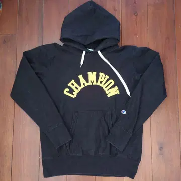 Champion 리버스 위브 후드티 블랙 L