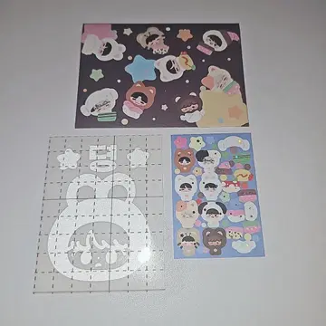 nct 127 도영 다님 다님 응원봉 스티커 세트