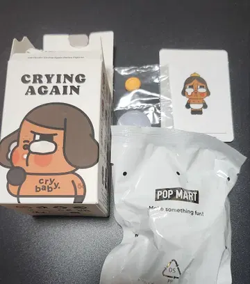 POP MART Crying Again cry baby 피규어