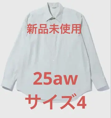 auralee WASHED FINX TWILL SHIRT 사이즈 4