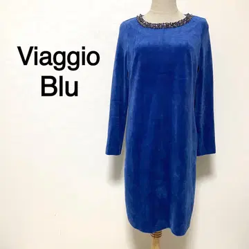 Viaggio Blu 블루칼라 비쥬 디자인 원피스