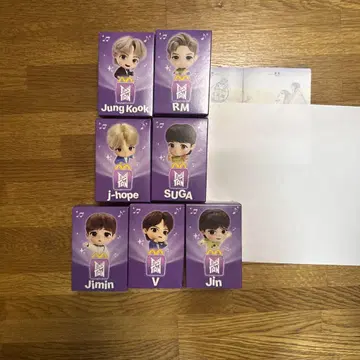 BTS 캐릭터 피규어 7체 세트