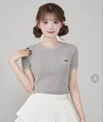 Darich 미사용 새상품 D 베어 케이블 니트탑