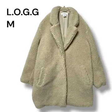LG 오지 무스탕 코트 이르미테이션 퍼 M 베이지