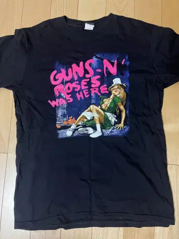 against GUNS-N' ROSES T셔츠 XL 블랙