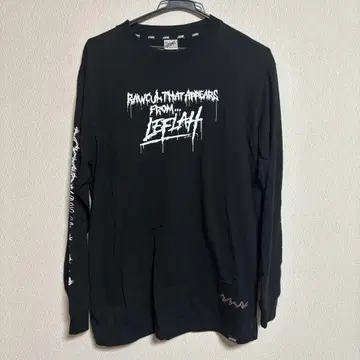 [ 미사용품 ] LEFLAH 블랙 긴팔 티셔츠 M