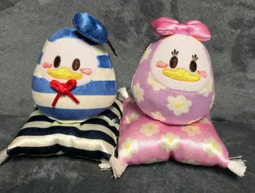 도널드 덕 & 데이지 덕 달마 봉제 인형