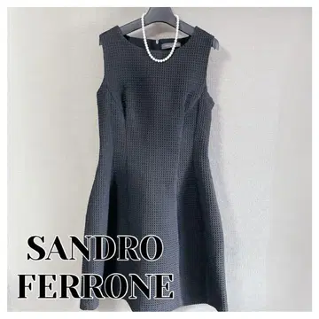 SANDRO FERRONE 슬리브리스 원피스 블랙