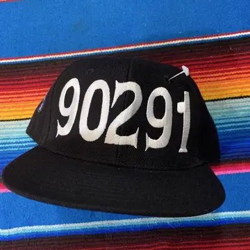 VENICE 베니스90291 프린트 야구 모자 블랙