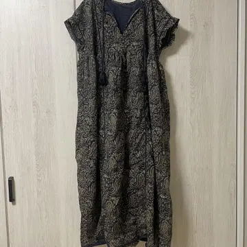 FREAK'S STORE 페이즐리 무늬 반팔 롱 원피스 M 사이즈