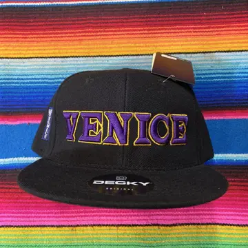VENICE 베니스 DECKY 스냅백 캡 블랙