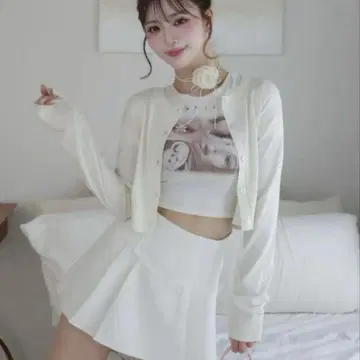 darich 다리치 UV컷 엠블럼 니트 가디건