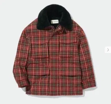 ~GU x beautiful people~ 체크 보아 블루종 XXL