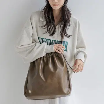LOWRYSFARM 개더 숄더백