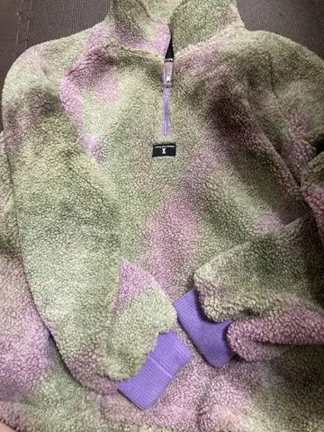 FIG&VIPER 플리스 자켓 그린 퍼플