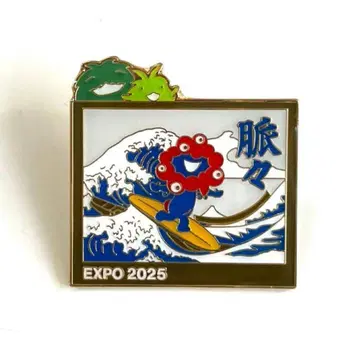EXPO 2025 핀 배지 미야쿠미야쿠 모리조 키콜로 오사카 만박