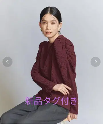 BEAUTY&YOUTH UNITEDARROWS 자카드 블라우스