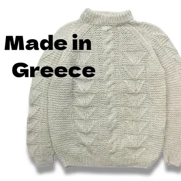 그리스제 GREEK KNITWEAR 아란 니트 피셔맨 니트