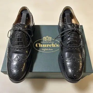 1회 착용만 church's burwood black 36.5
