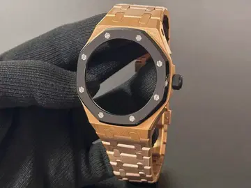 [ 1점물 ] G-SHOCK 커스텀 베젤 벨트 GA2100 로즈 블랙
